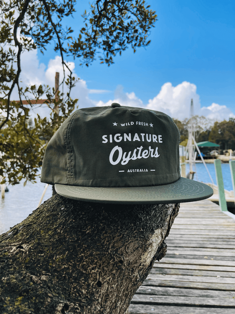 Signature Oysters Surf Hat - Olive